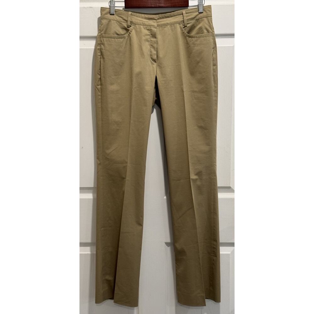 Escada Sport Women's Size 38 (8) Tan / Khaki Straight Leg Pants Trousers